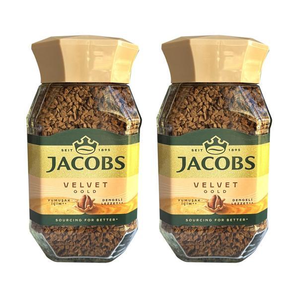 Jacobs Velvet Gold 100 gr Çözünebilir Kahve x 2 Adet - Image 1