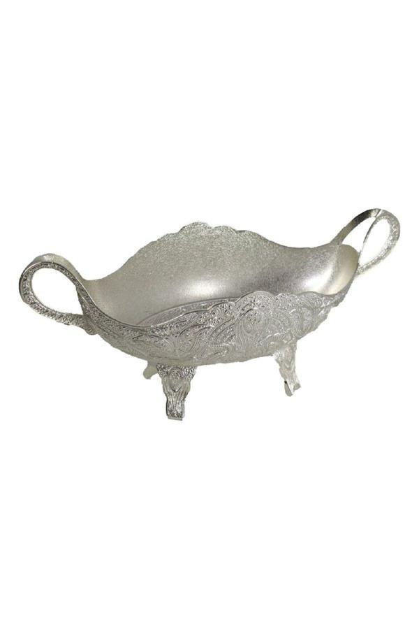 DESENLİ AYAKLI GONDOL GÜMÜŞ - Image 1
