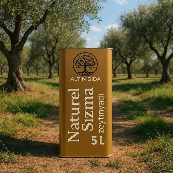 5 Litre Zeytinyağı (Naturel Sızma - Edremit Cinsi) - Image 1