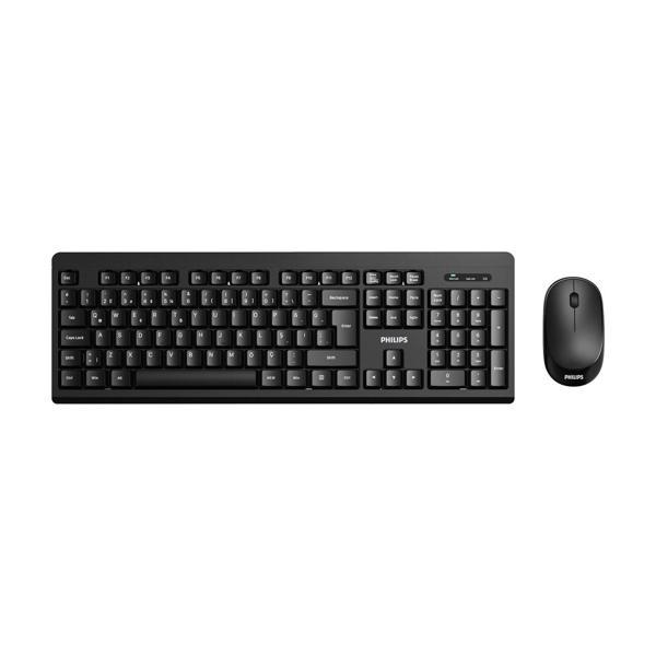 Phılıps Spt6324b, Siyah, Türkçe Q, 2.4ghz Kablosuz, Klavye Mouse Set - Image 1