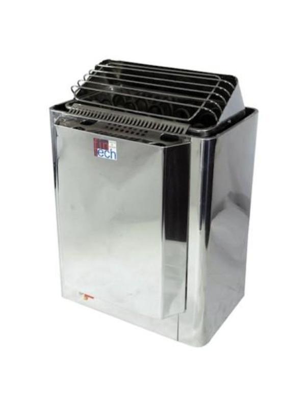 FINTECH Dıştan Panolu Sauna Sobası COMBİ Model 6+2kW 5-9m3 (13,4kg taş kapasitesi)-ToptancıyızBiz - Image 1