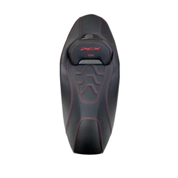 HONDA PCX 2021 - 2025 MODİFİYE SPOR BEL DESTEKLİ KIRMIZI KOLTUK SELE - Image 1