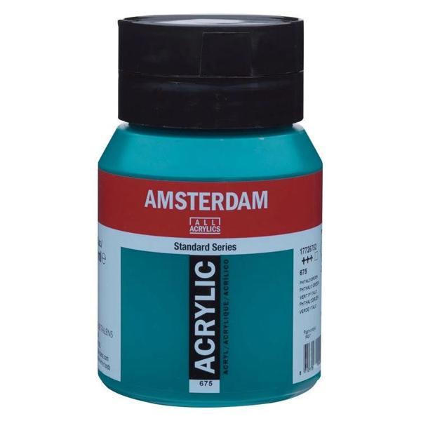 Supertrend Amsterdam Akrilik Boya 500 ml. 675 Phthalo Green - Image 1