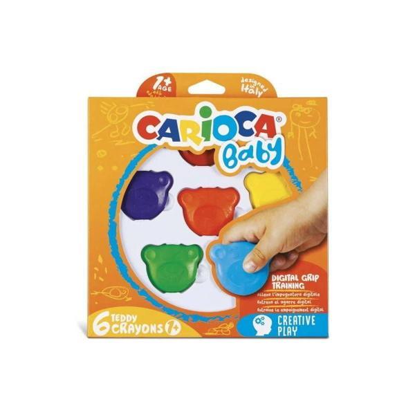 Supertrend Baby Teddy Crayons Mum Boya 6 Renk 1+ Yaş - Image 1