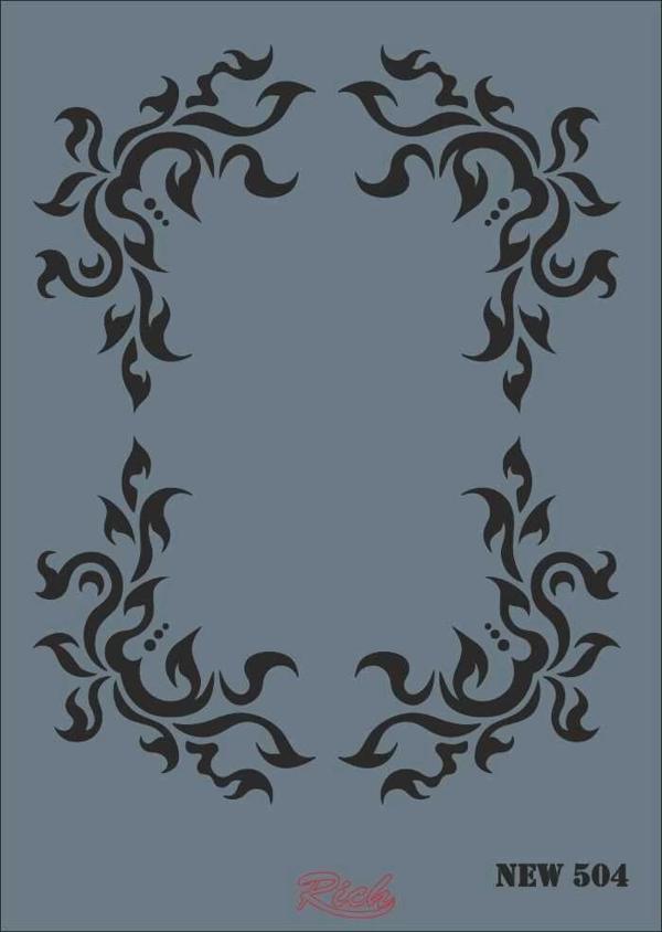 Supertrend Stencil Boyama Şablonu 25x35 cm. NEW-504 - Image 1