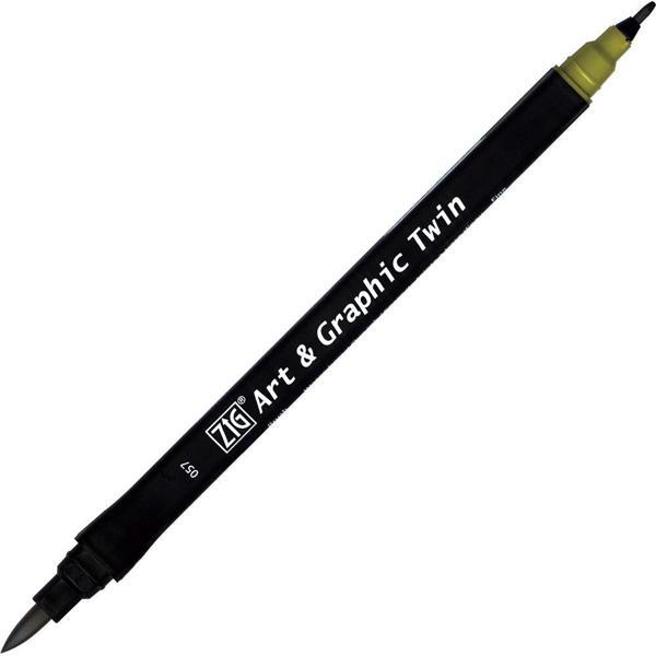 Supertrend Art & Graphic Twin Marker Çizim Kalemi 57 Olive Green - Image 1