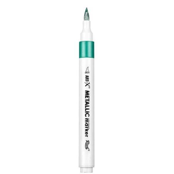 Supertrend Supertrend Acrylic Metallic Marker Su Bazlı Yaldızlı Boyama Markörü Metalik Turkuaz - Image 1