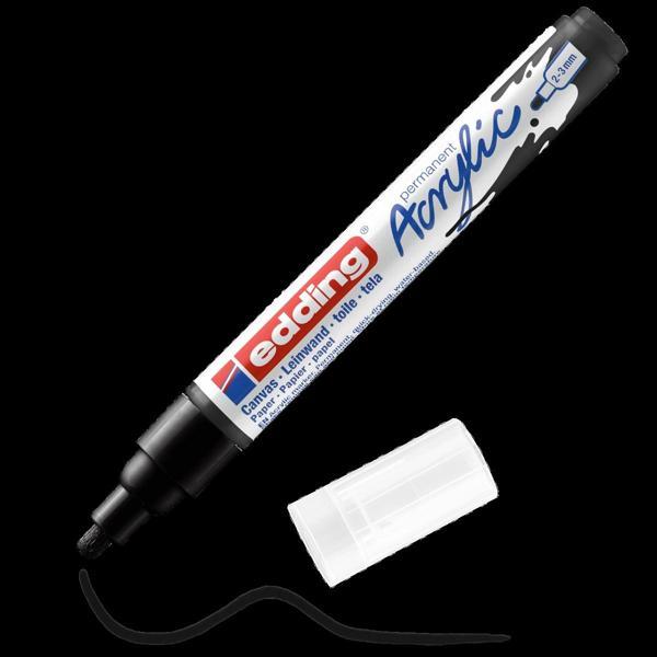 Supertrend 5100 Akrilik Boyama Markörü 2-3 mm SİYAH - Image 1