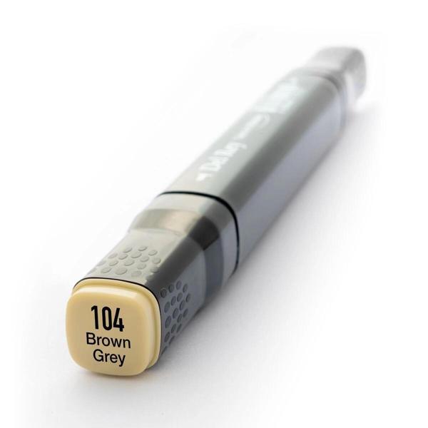 Supertrend Çift Uçlu Çizim Marker Kalemi 104 Brown Gray - Image 1