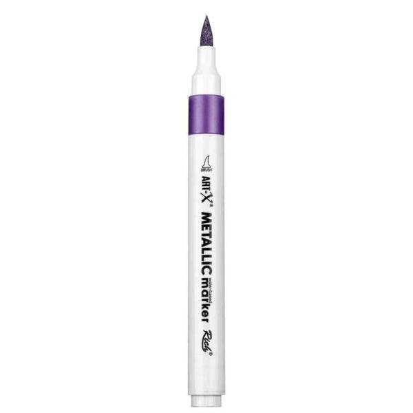 Supertrend Supertrend Acrylic Metallic Marker Su Bazlı Yaldızlı Boyama Markörü Metalik Mor - Image 1