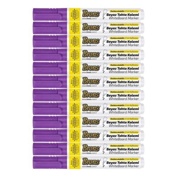 Supertrend Doldurulabilir Tahta Kalemi Mor 12'li Kutu - Image 1