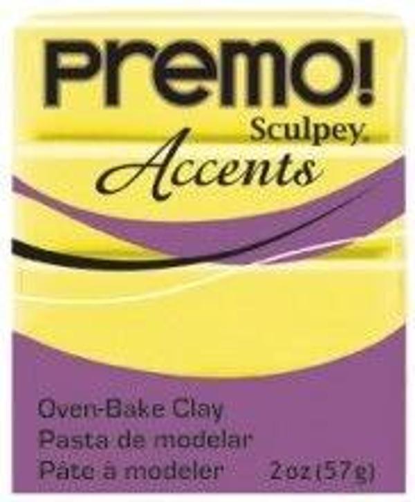 Supertrend Premo Accents Ekstra Efektli Polimer Kil 5046 Yellow Translucent - Image 1