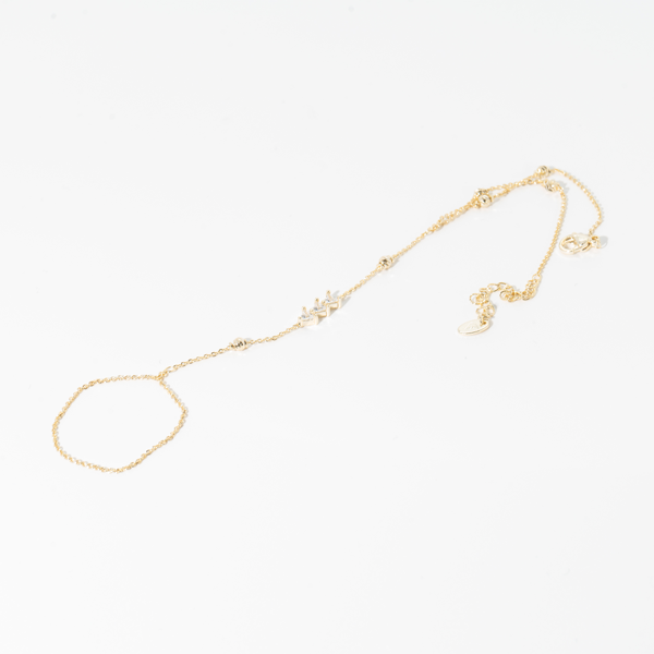 Biem Zirkon Üçgen Taşlı Çelik Şahmeran - Image 1