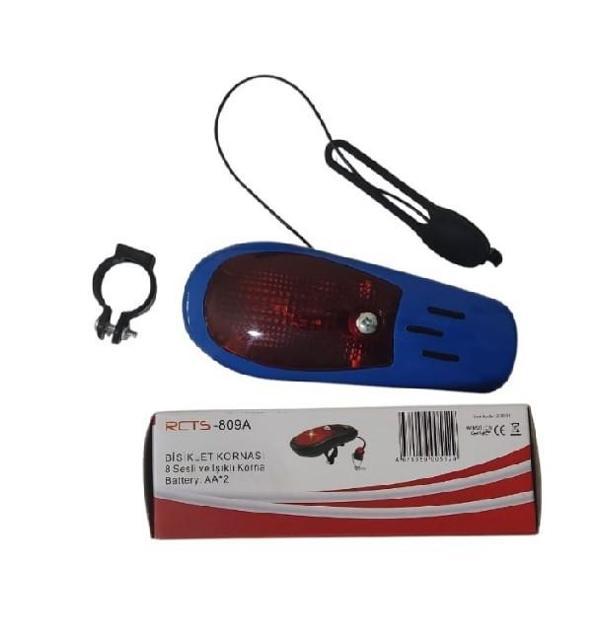 RCTS-809A 8 SESLİ VE IŞIKLI BİSİKLET KORNASI - Image 1