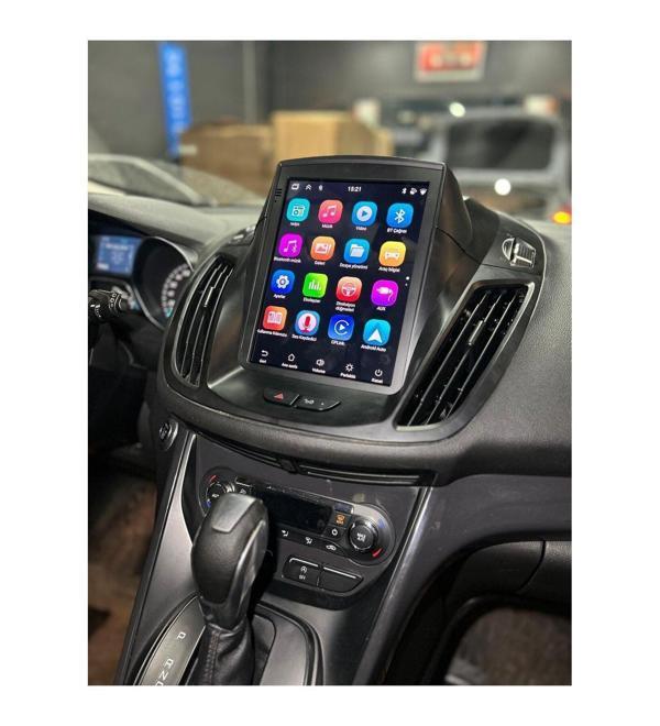 FOR-X FORD C-MAX TESLA(2013-2018)-9.7''ANDROİD GERÇEK 4+64 GB ram / 4 ÇEKİRDEK 1.6Ghz / WIFI 5.0Ghz / BT 5.4-KABLOSUZ CARPLAY-HD KAMERA-TEKNİK DESTEKLİ - Image 1