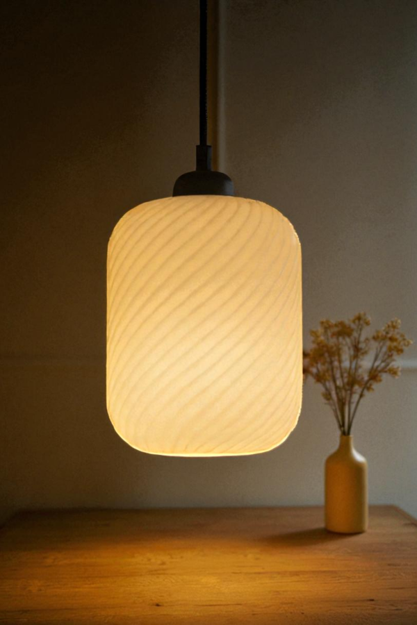 Spiral Dekoratif Avize Modern Tasarım Ev Ofis Mutfak Veranda İçin Çap 20 cm - Image 1