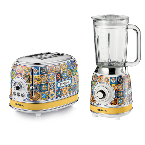 Ariete Positano 2'li Kahvaltı Seti (Cam Blender + Ekmek Kızartma Makinesi Özel Set) PKHSET01 - Image 1