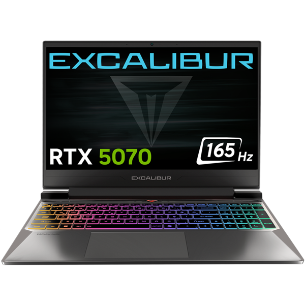 Casper Excalibur G870 Core i5-13420H 48GB 2TB 8GB RTX5070 15.6" Freedos Gaming Laptop G870.1362-GX70X-C - Image 1