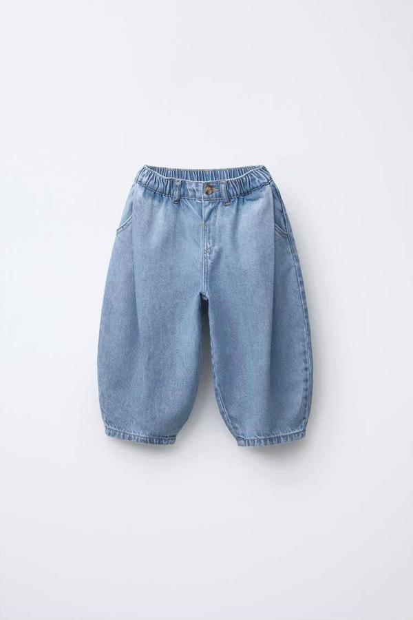 La Ciel Paris Çocuk Denim Pantolon Mavi – Rahat Kesim - Image 1