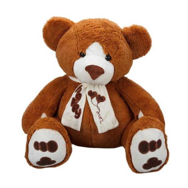 Oturan Atkılı Peluş Ayı 60 cm. - Image 1