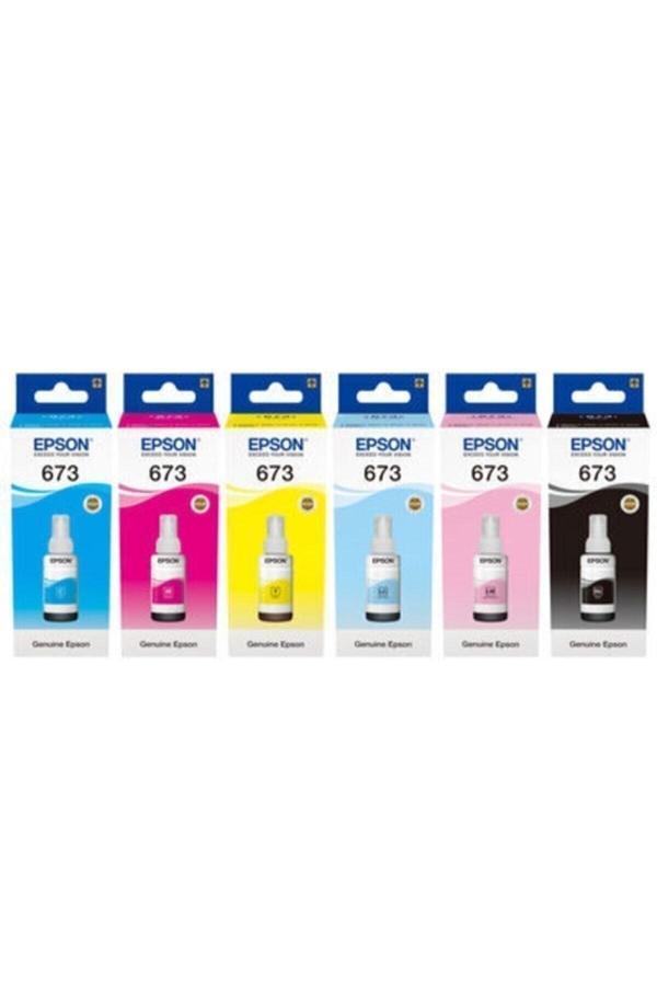 Epson 673 Mürekkep Seti L800/L805/L810/L850/L1800 - Image 1