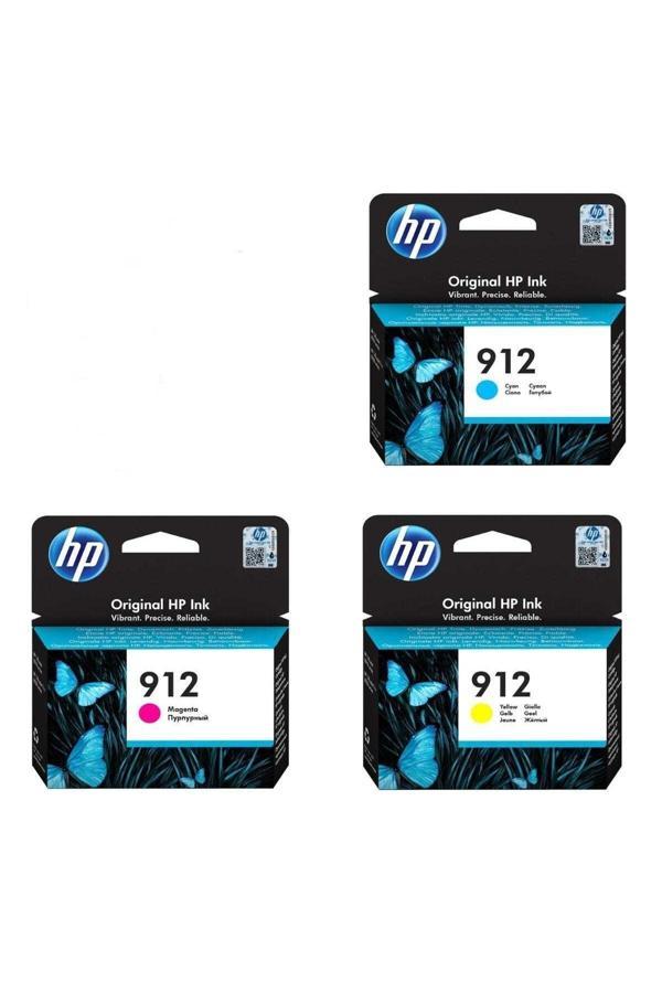 Hp 912 3 Renk Kartuş - Image 1