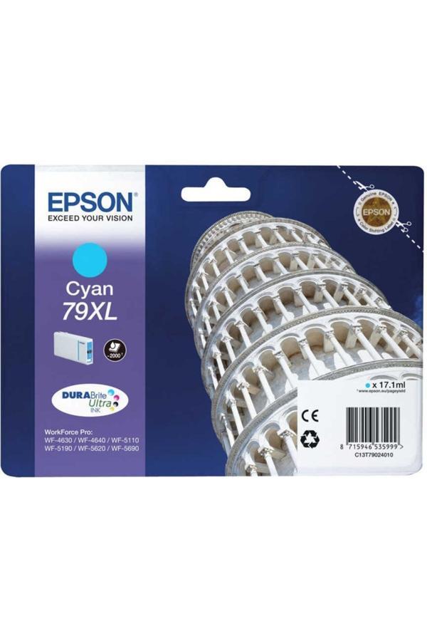 Epson 79Xl T7902 C13T79024010 Mavi Kartuş Wf 5110 - Image 1