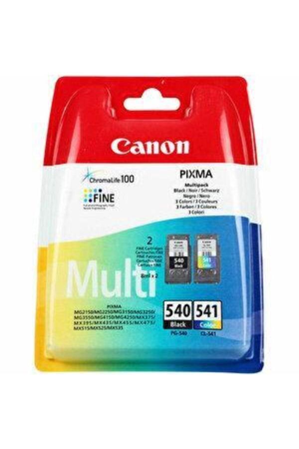 Canon 540-540 Orijinal Kartuş Ikili (Siyah-Renkli) Paket - Image 1