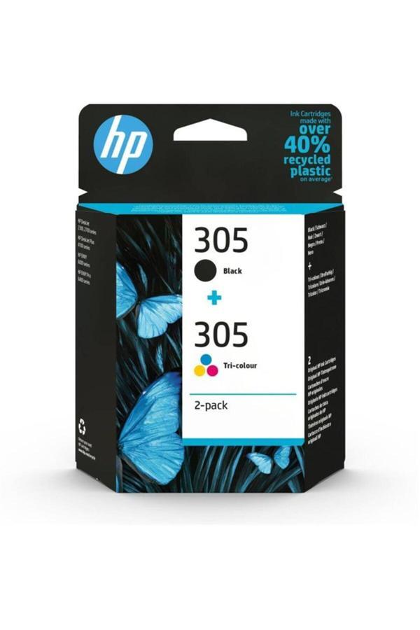 Hp 305 Black-Color Siyah-Renkli Multi Paket 6Zd17Ae - Image 1