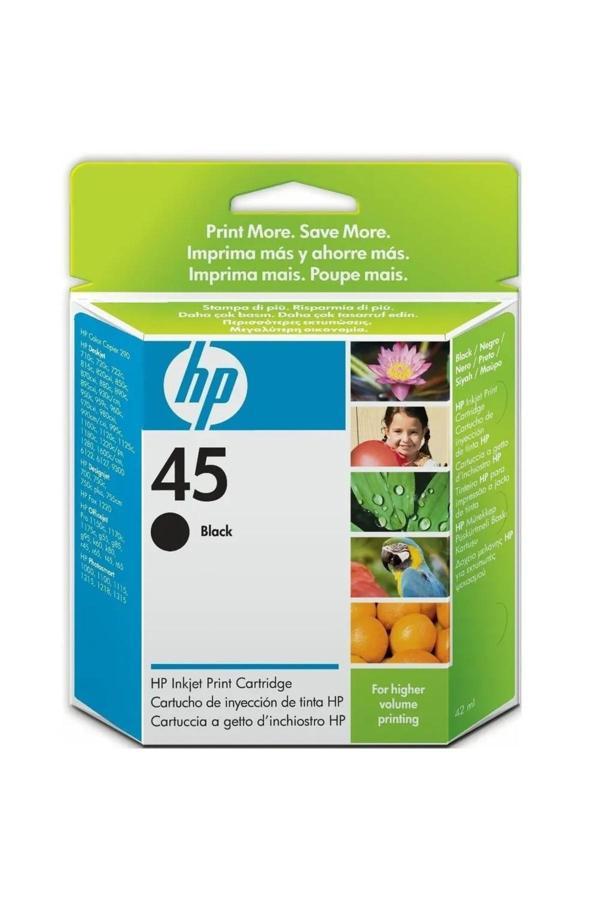 Hp 45 Black Siyah 42Ml Kartuş 51645Ae - Image 1