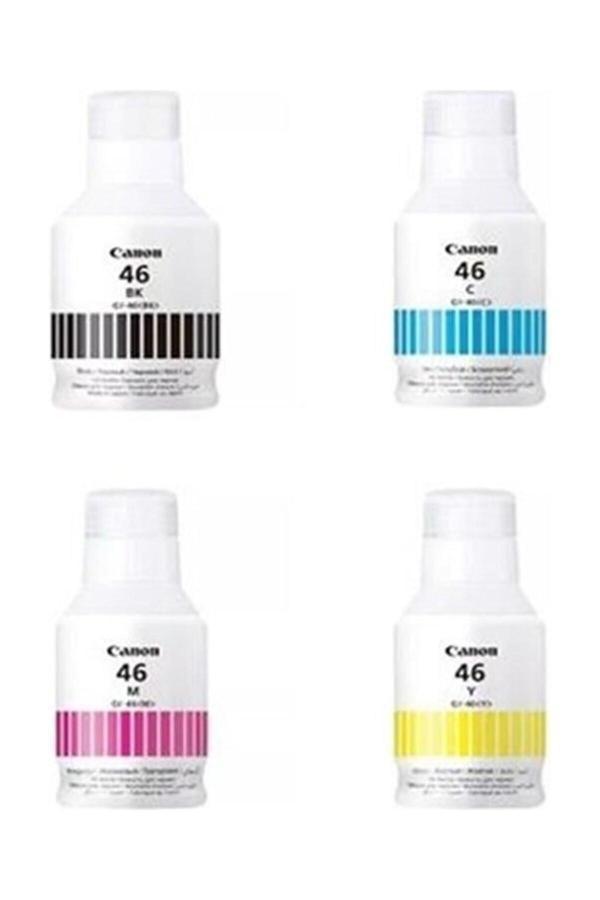 Canon Gı-46 Maxify Gx7040 4 Renk inal Mürekkep Seti Aıu31 - Image 1