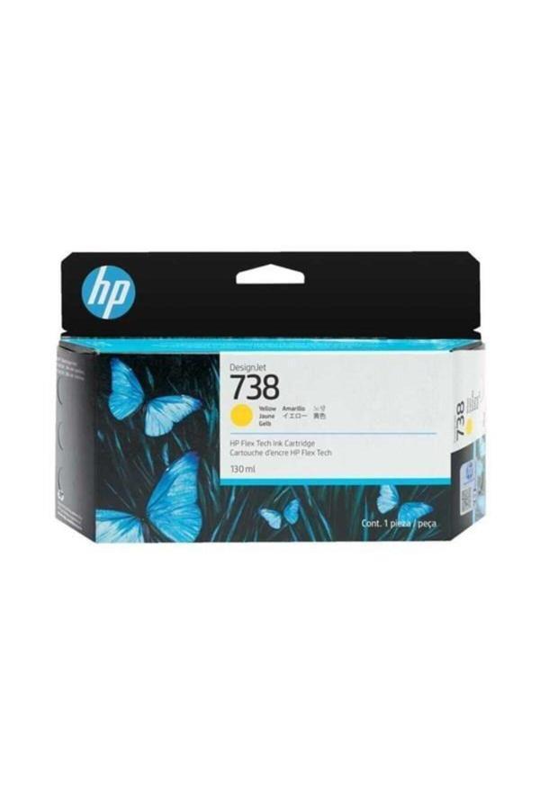 Hp 498N7A (738) Sarı Desıgnjet Ink 130 Ml - Image 1
