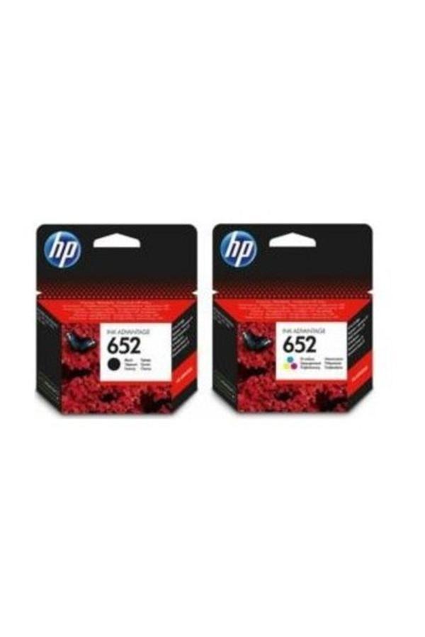 Hp Siyah Ve Renkli Kartuş 652 F6V25Ae/F6V24A - Image 1