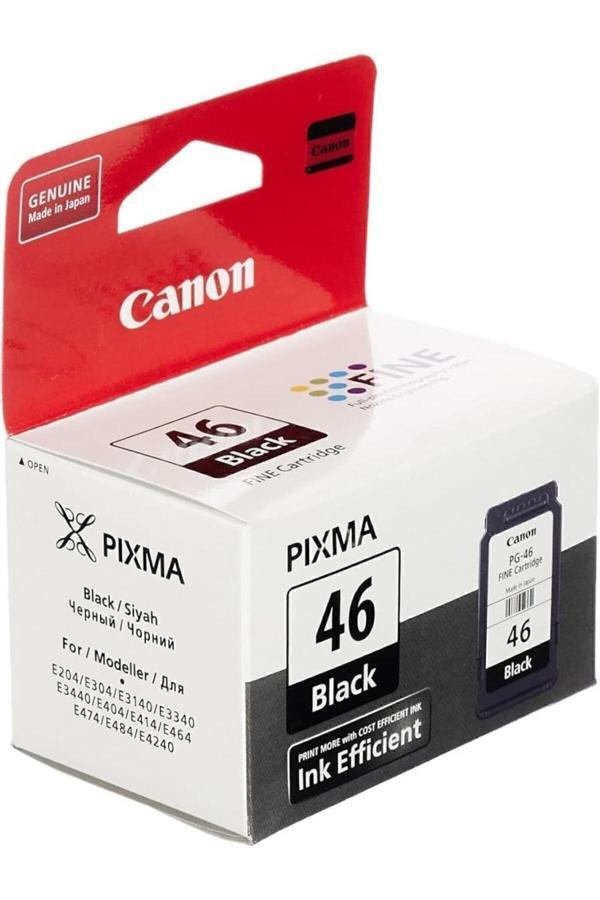 Canon Pg-46 Siyah Kartuş (E404/E464/E414/E474/E484) Pg-46 Kartuş - Image 1