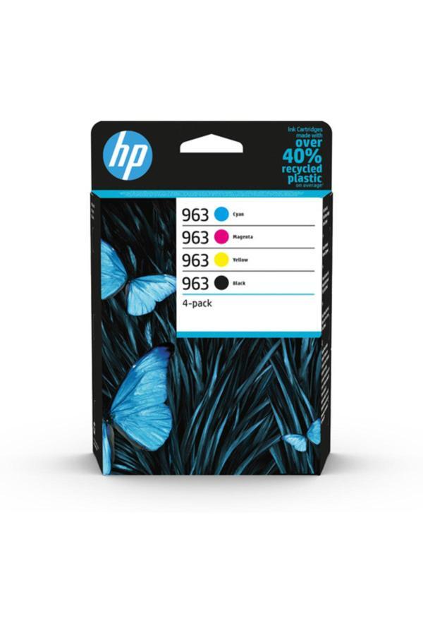 Hp 6Zc70Ae 963 Cmyk Original Ink Cartridge 4-Pack - Image 1