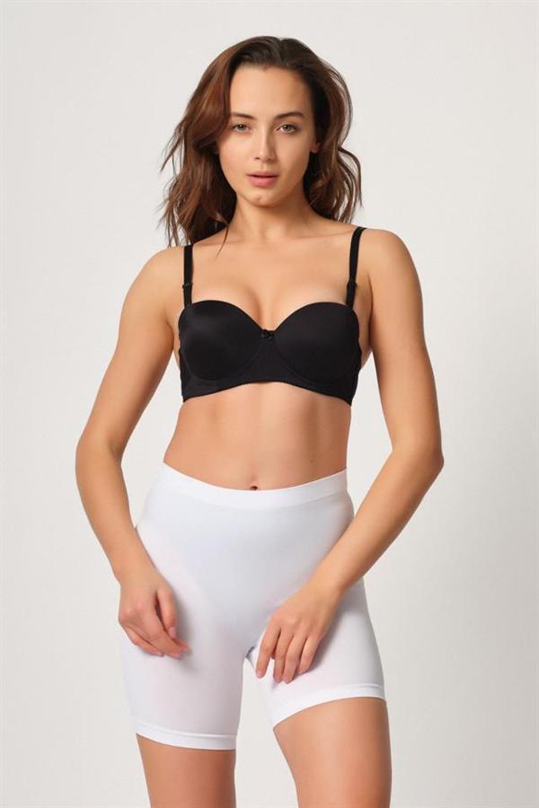 Emay Dikişsiz Soft Kadın Paçalı Boxer 3003 - Image 1