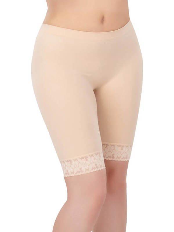 Emay Dikişsiz Soft Kadın Paçalı Dantelli Boxer 3004 - Image 1