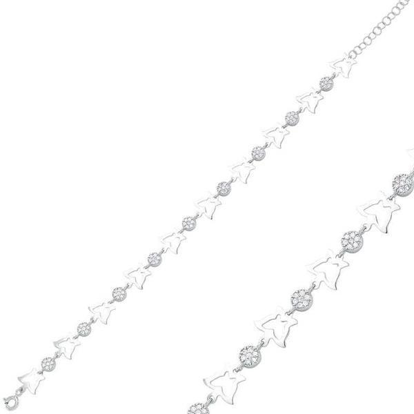 BlackCraft 925 Ayar Gümüş Kelebek Bileklik (BC-9C4210) - Image 1