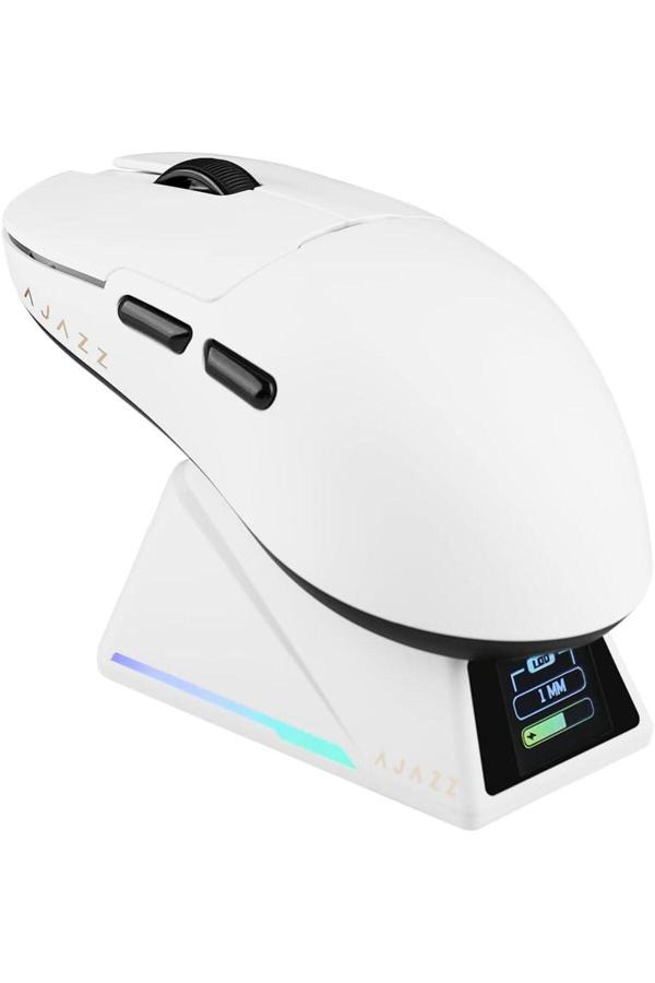 Coverzone Ajazz Aj159 Apex 42000 Dpı Manyetik Şarj İstasyonu-Tft Ekranlı Mouse-Paw 3950 Sensör-8K Dongle - Image 1