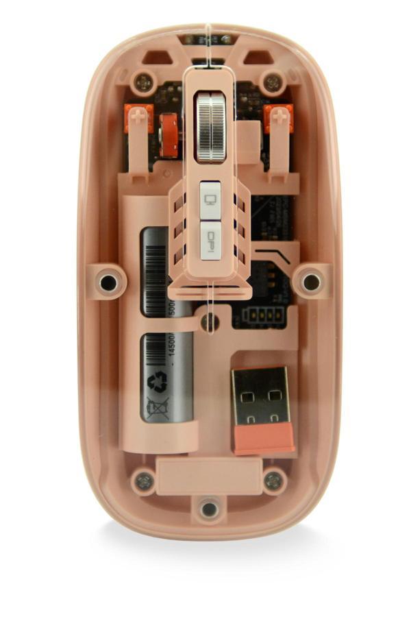 Coverzone Şeffaf Kablosuz Mouse Usb Reciever Ile Bağlan Modern Tasarım M233 - Image 1