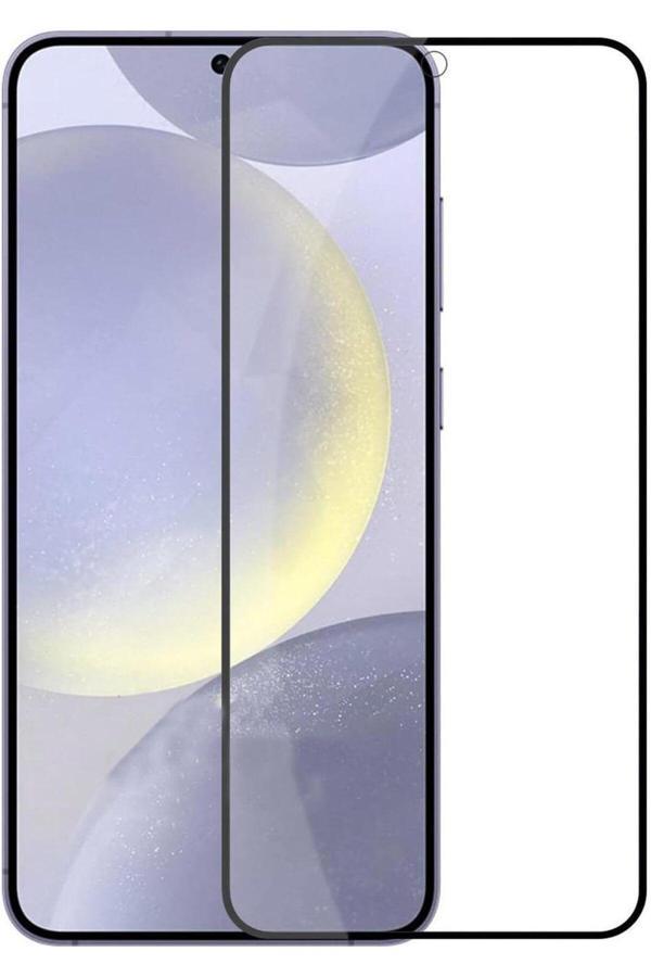 Coverzone Galaxy S24 Ultra İle Uyumlu 6D Anti-Statik Özellikli Siyah Kenarlı Çizilmez Temperli Ekran Koruma - Image 1