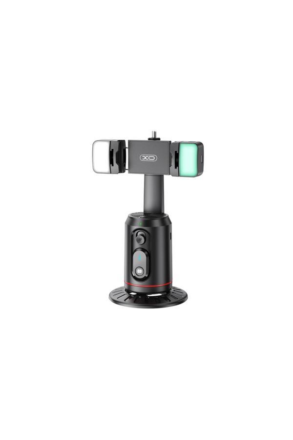 Xo Mobil Cihaz Gimbal Stabilizatör Ss16,360° Dönebilen,Yüz Takibi Yapabilen,Rgb Led Işık,Aı Kontrol - Image 1