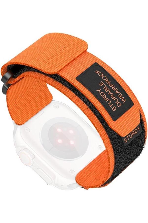 Coverzone Apple Watch İle Uyumlu Kayış 42/44/45/49Mm Wear-Proof Spor Esnek Çırt Çırt Adventure Silikon Kordon - Image 1