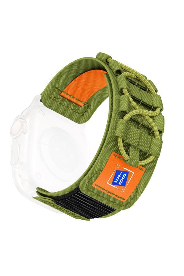 Coverzone Apple Watch İle Uyumlu Kayış 42/44/45/49Mm Desıgned Spor Çırt Çırt Uzunluk Ayarlanabilen Kordon - Image 1