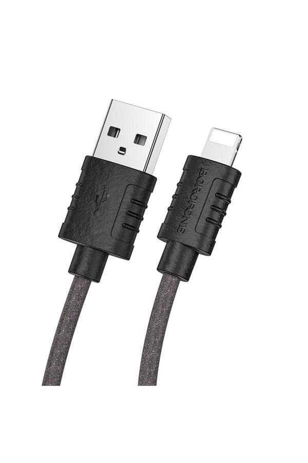 Coverzone İphone İle Uyumlu 2.4A Şarj Ve Data Kablo Usb To Lightning - 1 Metre - Bx52 - Image 1