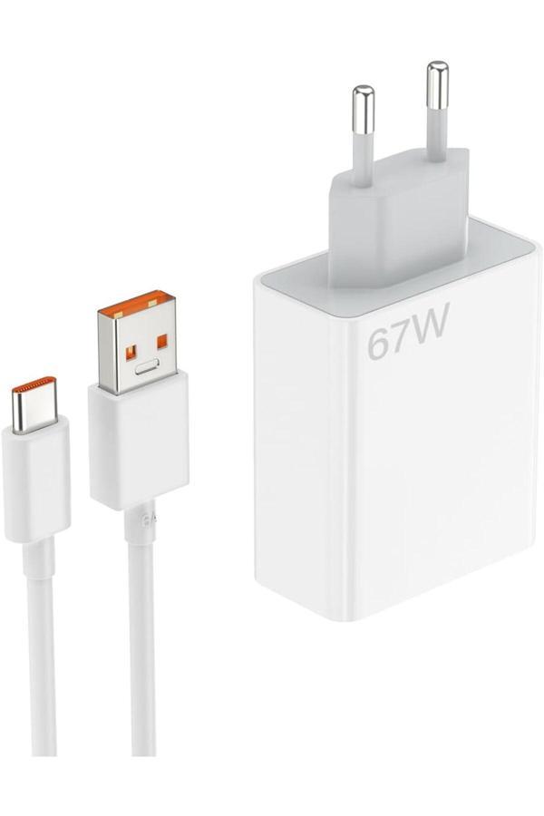 Coverzone Type-C Kablolu Hızlı Şarj Cihazı Duvar Şarj Cihazı Usb Çıkışlı Tablet Ve Telefon Şarj Aleti Trw420 - Image 1