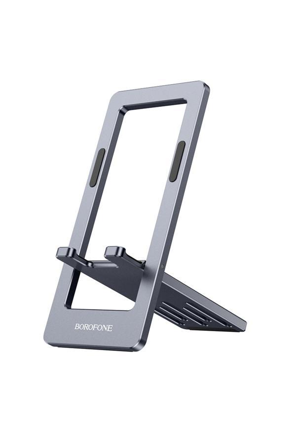Borofone Katlanabilir Stant Business Model Aluminyum Materyal Akıllı Telefon Masaüstü Stant Bh112 - Image 1