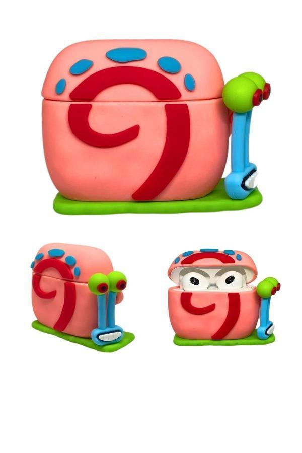 Coverzone Airpods İle Uyumlu 4.Nesil True Wireless Earbuds Sert Kulaklık Soft Dokunuş Karakter Görünüm Kılıf - Image 1