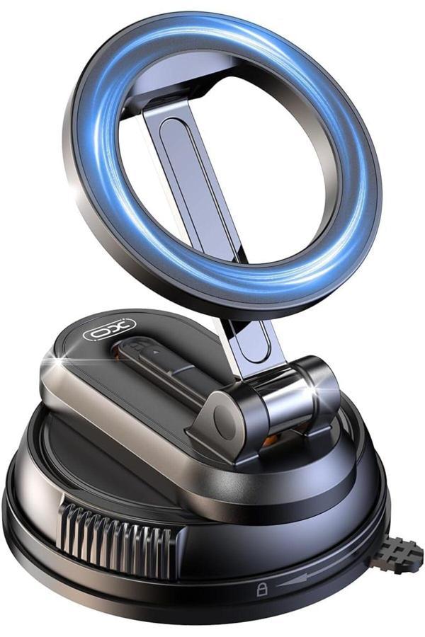 Xo Magsafe Uyumlu Araç Telefon Tutucu – Güçlü Manyetik Vakumlu, 360° Ayarlı Stand, İphone C175 - Image 1