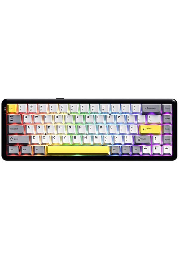 Coverzone Ajazz Ak680 Max %68 Manyetik Switch, 3000Mah Batarya 8K Polling Rate Kablosuz Rgb Klavye - Image 1